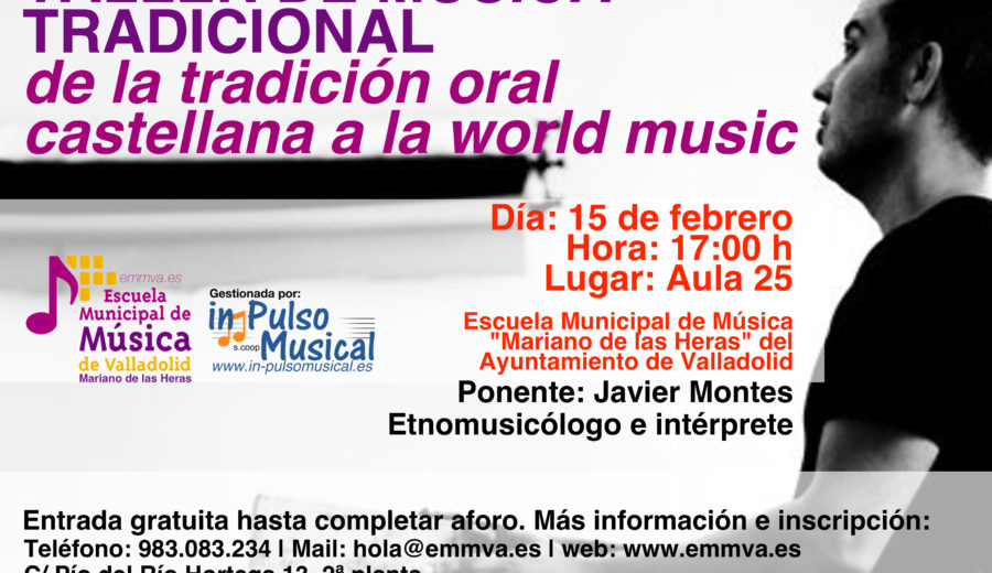 Taller Música Tradicional Escuela Municipal de Música de Valladolid