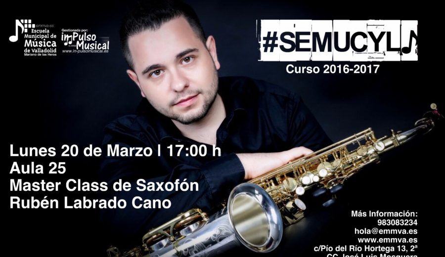 Master Class Saxofón Escuela Municipal de Música de Valladolid