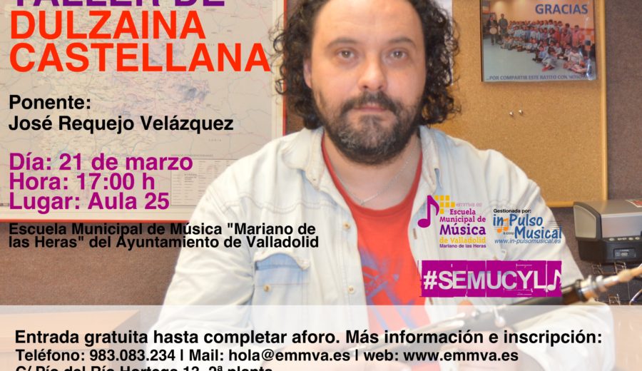 Taller Dulzaina Escuela Municipal de Música de Valladolid