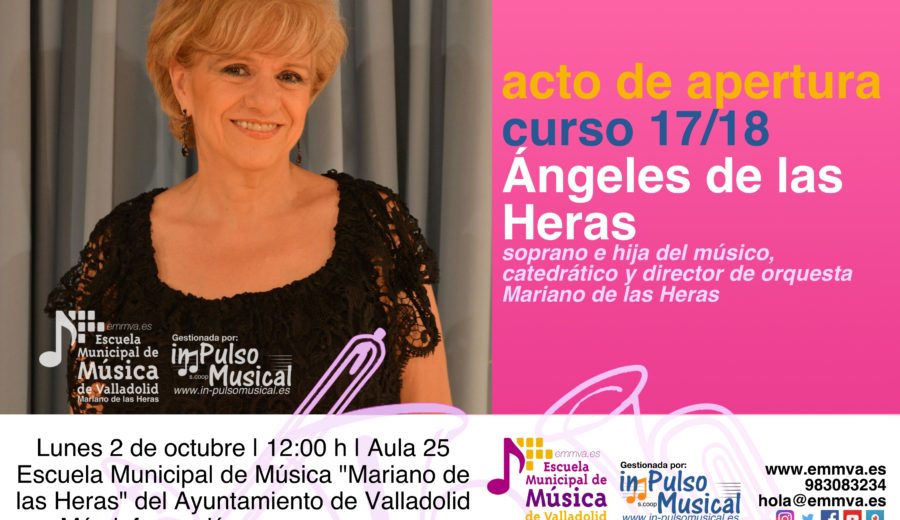 Acto apertura curso 17-18 Escuela Municipal de Música de Valladolid