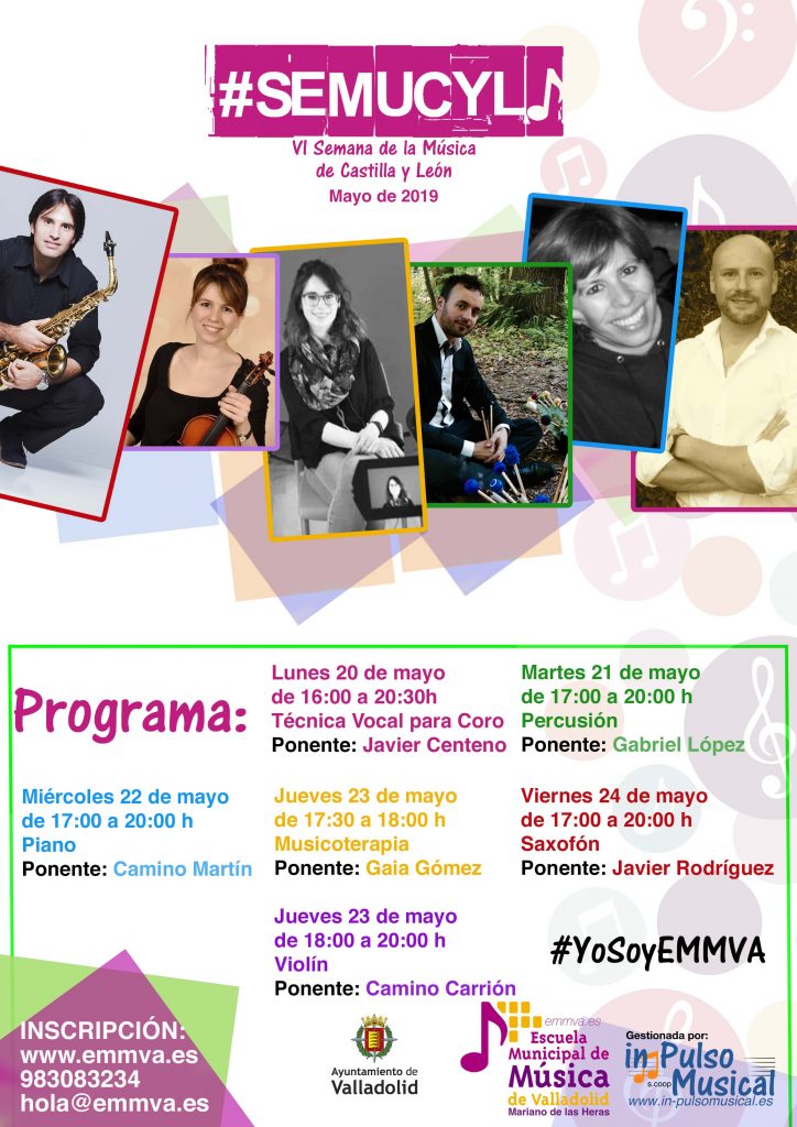 cartel semucyl Escuela Municipal de Música de Valladolid